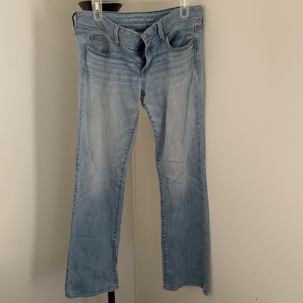 American Eagle size 10 long slim boot jeans